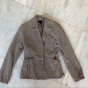 Corduroy clay-colored blazer